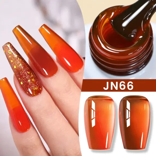 BORN PRETTY 10ml Wine Red Gel Nail Polish Long-Lasting French Style Gel Nail Supplies For Manicure DIY Nail Art Varnish