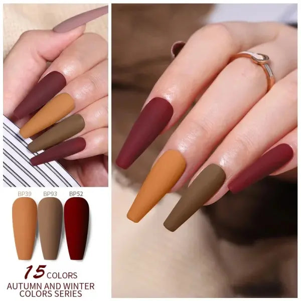 BORN PRETTY 10ml Wine Red Gel Nail Polish Long-Lasting French Style Gel Nail Supplies For Manicure DIY Nail Art Varnish