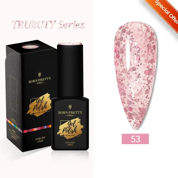 BORN PRETTY 10ml Wine Red Gel Nail Polish Long-Lasting French Style Gel Nail Supplies For Manicure DIY Nail Art Varnish