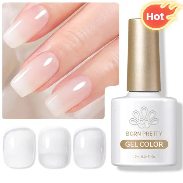 BORN PRETTY Super Top Coat and Base Gel Nail Polish for Gel Polish Semi-permanent Varnish Rubber Top Coat 10ml Nail
