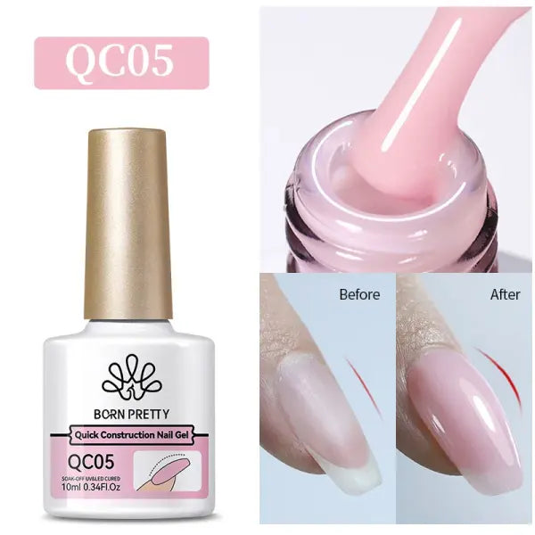 BORN PRETTY Super Top Coat and Base Gel Nail Polish for Gel Polish Semi-permanent Varnish Rubber Top Coat 10ml Nail