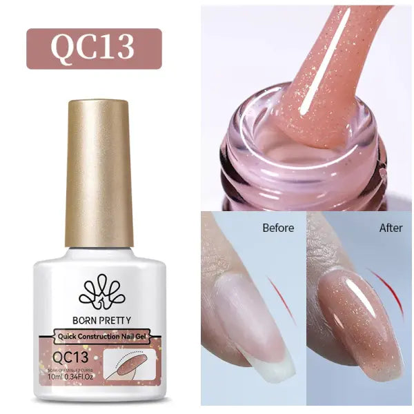 BORN PRETTY Super Top Coat and Base Gel Nail Polish for Gel Polish Semi-permanent Varnish Rubber Top Coat 10ml Nail