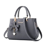 Bowknot Star Pendant Shoulder Bag for Trendy Elegance