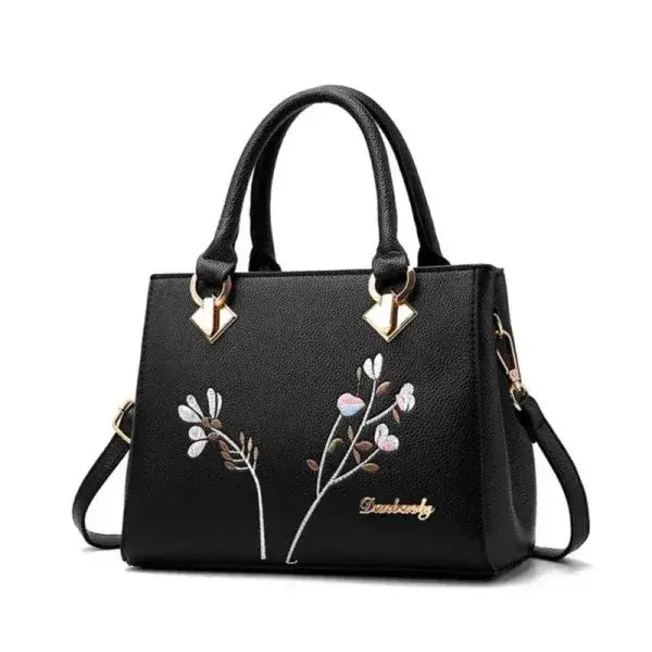 Bowknot Star Pendant Shoulder Bag for Trendy Elegance - black 3