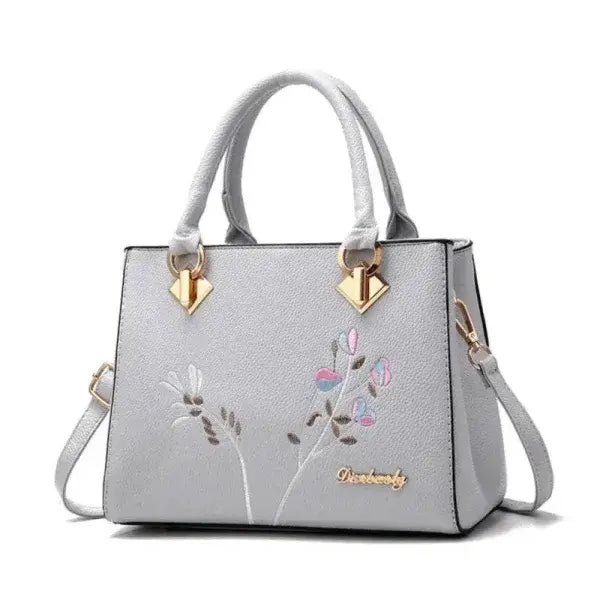 Bowknot Star Pendant Shoulder Bag for Trendy Elegance - gray 3