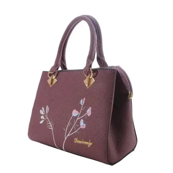 Bowknot Star Pendant Shoulder Bag for Trendy Elegance - purple 3