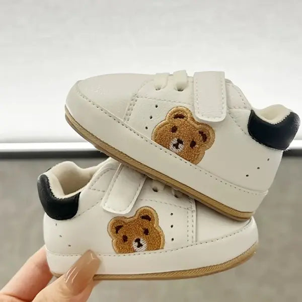 Baby Panda Shoes 0–18M – Spring/Autumn Fashion Sneakers - H-40BLACK / 13-18 Months