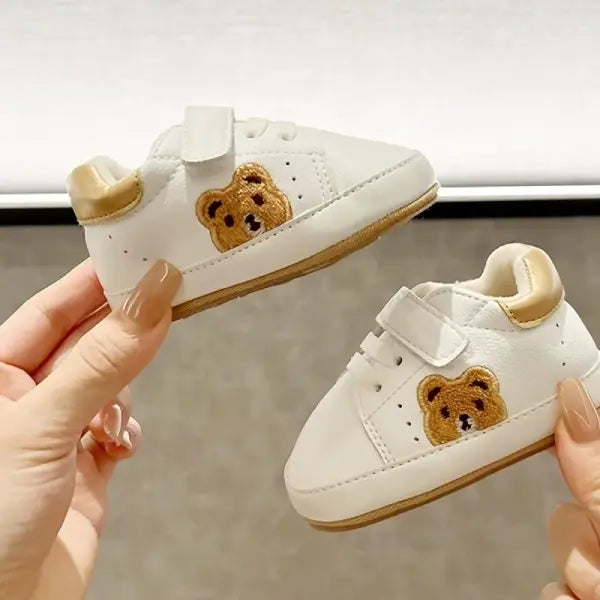 Baby Panda Shoes 0–18M – Spring/Autumn Fashion Sneakers - H-40GOLD / 13-18 Months