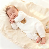 Thick Cotton Baby Bodysuit – Warm Winter One-Piece for Newborn Boys & Girls (0–6M)