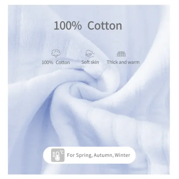 Thick Cotton Baby Bodysuit – Warm Winter One-Piece for Newborn Boys & Girls (0–6M)