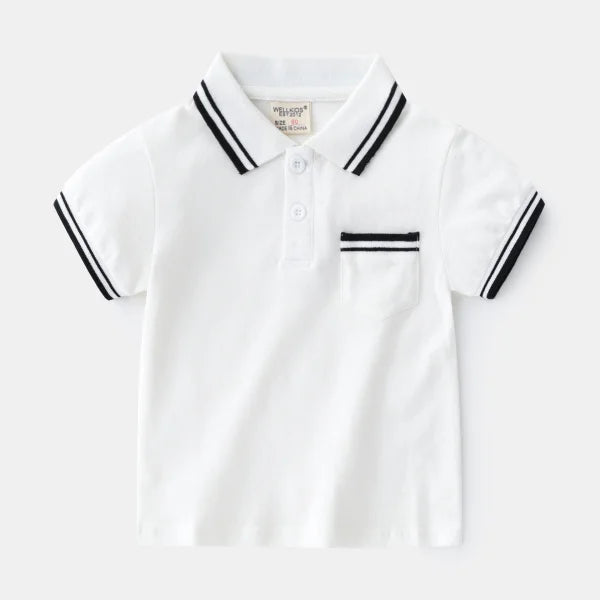Boys Summer Polo Shirt for Cool and Comfortable Wear - Himpall