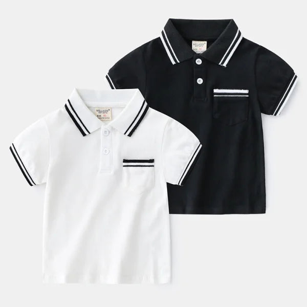 Boys Summer Polo Shirt for Cool and Comfortable Wear - Himpall