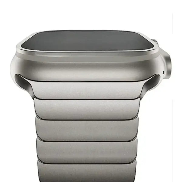 Stainless Steel Apple Watch Band Ultra Elegant Strap - Titanium / 42mm (Series 3 2 1) / China Mainland