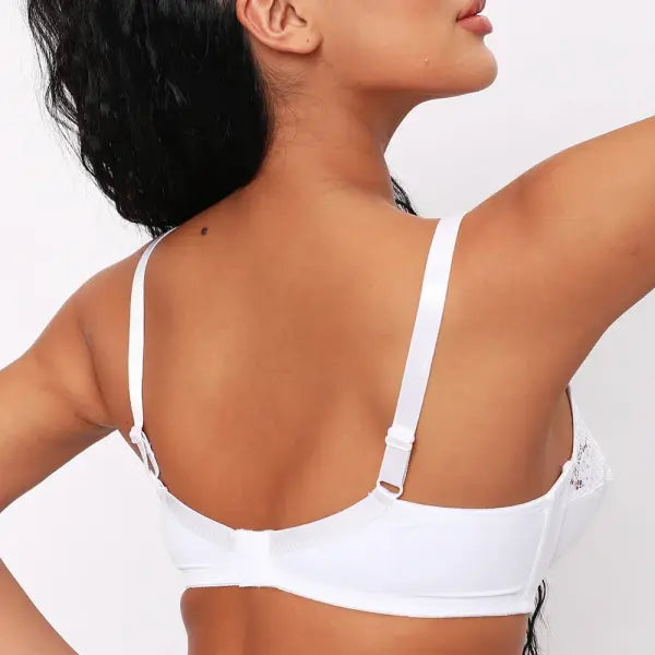 Bras For Womens Lingerie Top Female Lace Bra Underwire Plus Size Brassiere Perspective Sexy Underwear B C D DD E F Cup