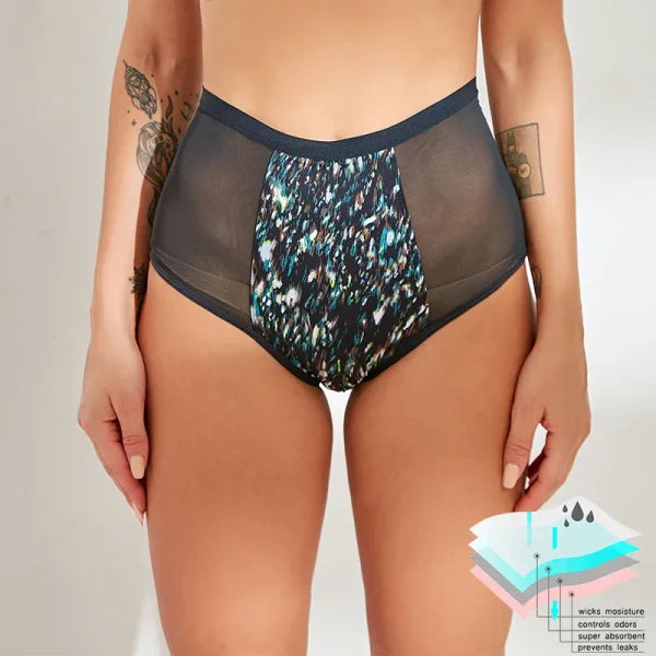 Breathable 4-Layer Bamboo Fiber Menstrual Panties – Heavy Flow Leak Proof