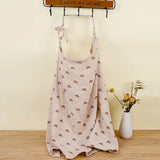 Breathable Baby Nursing Cover – Cotton Muslin Breastfeeding Privacy Apron & Feeding Blanket