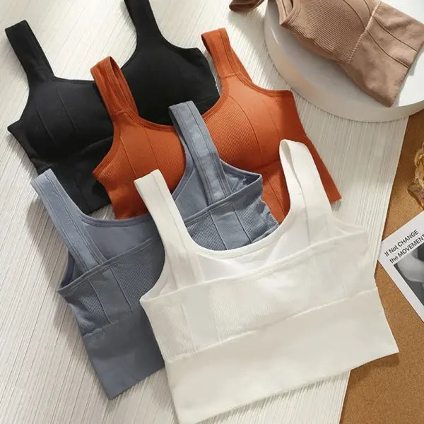 Seamless Breathable Sports Bra for Yoga and Gym Workout
