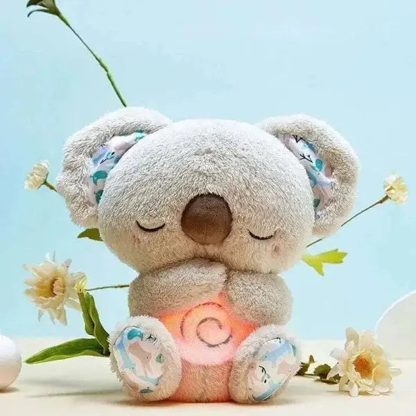 Breathing Bear Plush Baby Soothing Toy for Calm Sleep - Himpall