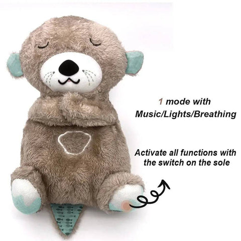 Breathing Otter Plush - Brown Otter / 30CM