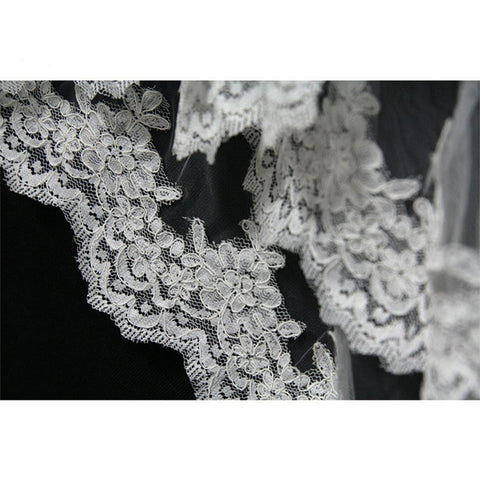 Bridal veil wedding dress accessories