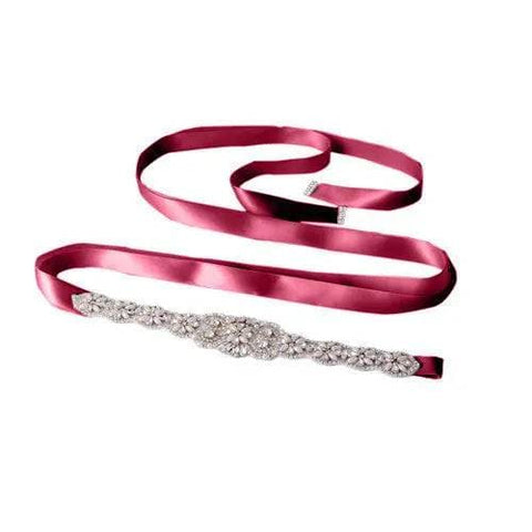 Bridal wedding belt - Red