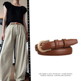 Brown Belt Fashion Accessory Summer Versatile Casual Style