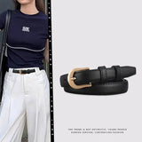 Brown Belt Fashion Accessory Summer Versatile Casual Style