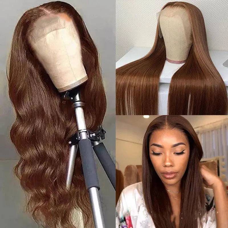 Brown Color Human Hair Wigs