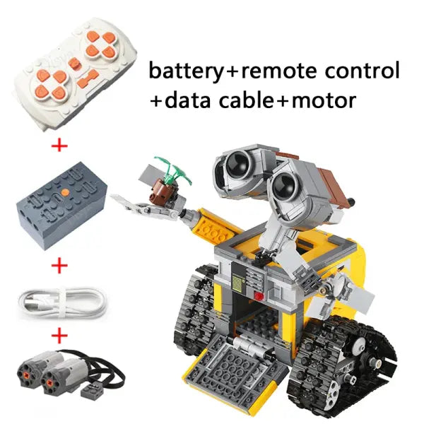 Building Blocks 2024 Brand New 687 Pieces Electric Hi-Tech APP RC Robot Motor Power Function Building Blocks Children’s