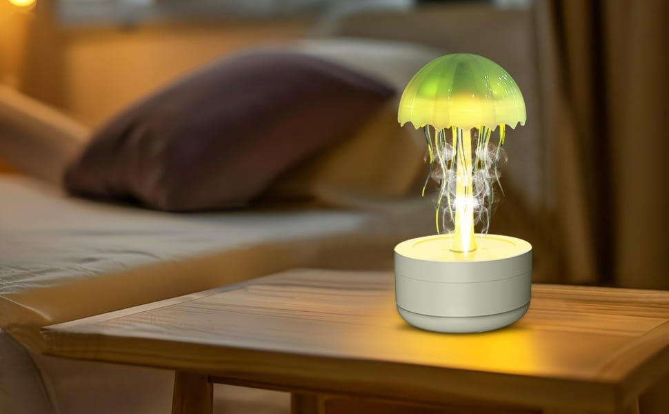 Jellyfish Humidifier Fragrance Diffuser – Colorful Night Light & Heavy Fog