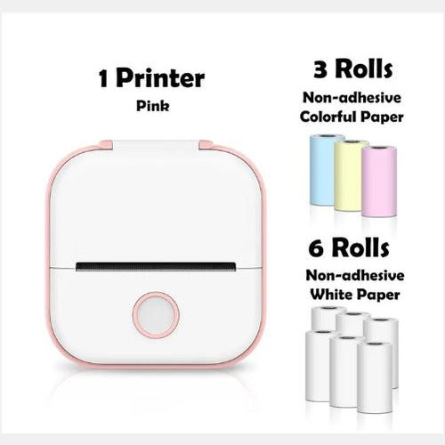 Phomemo T02 Portable Bluetooth Thermal Label Printer - Set8 / USB