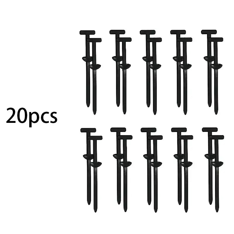 Cable tie buckle fixed through the core nail cable tie buckle mudguard fender inner lining trunk buckle - 20pcs