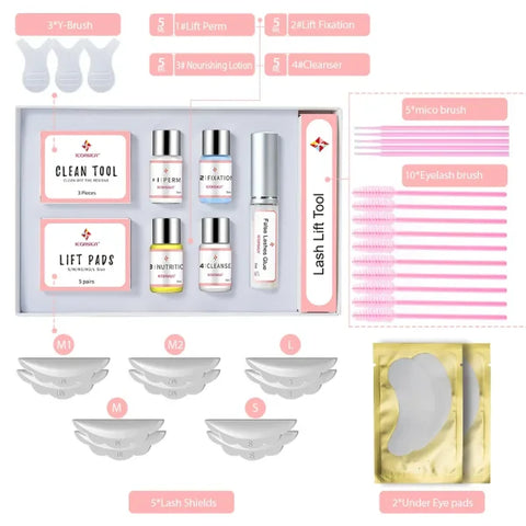 Calia Eyelash Perm Kit - Lifting Lashes & Eye Makeup Enhancer
