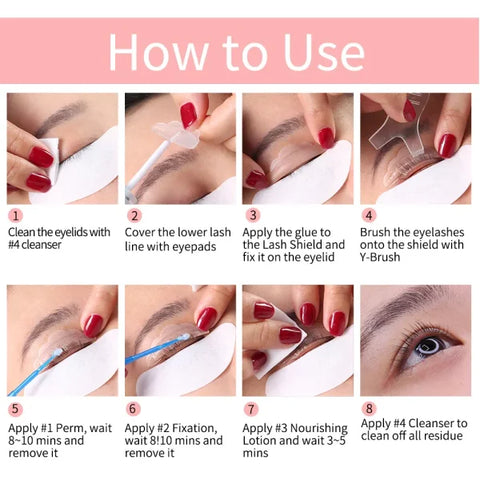 Calia Eyelash Perm Kit - Lifting Lashes & Eye Makeup Enhancer