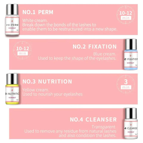 Calia Lash Lift Kit - Eyelash Enhancer & Perming Set