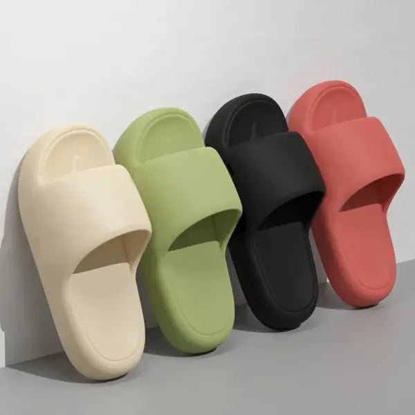 Candy Colors EVA Platform Slides Soft Sole Summer Beach Sandals