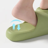 Candy Colors EVA Platform Slides Soft Sole Summer Beach Sandals