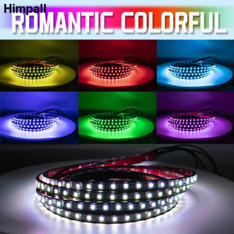 Car Flexible Underglow LED Strip Lights with Remote App Control