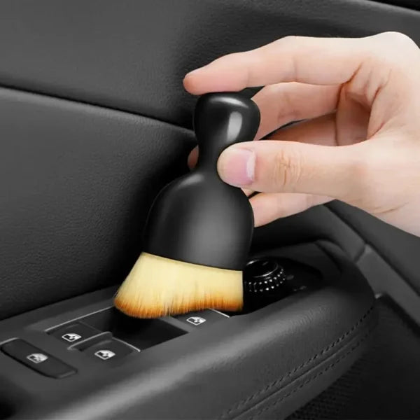 Car Interior Dust Sweeping Soft Brush Cleaning Tool for Gaps and Keyboards - 2pcs