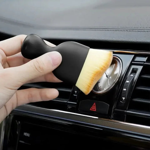 Car Interior Dust Sweeping Soft Brush Cleaning Tool for Gaps and Keyboards - 2pcs