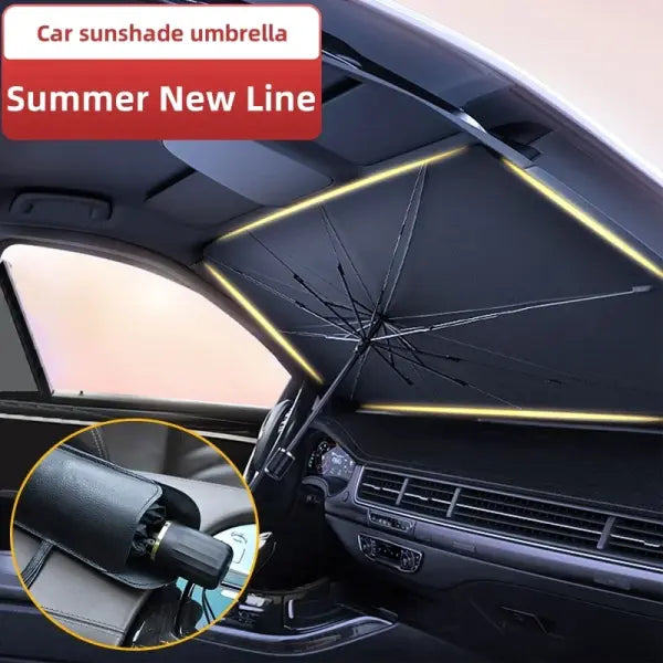 Car Sunshade Umbrella Foldable Windshield Protection Accessory
