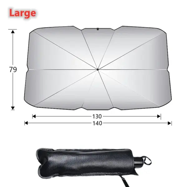 Car Sunshade Umbrella Foldable Windshield Protection Accessory - 1pcs Large