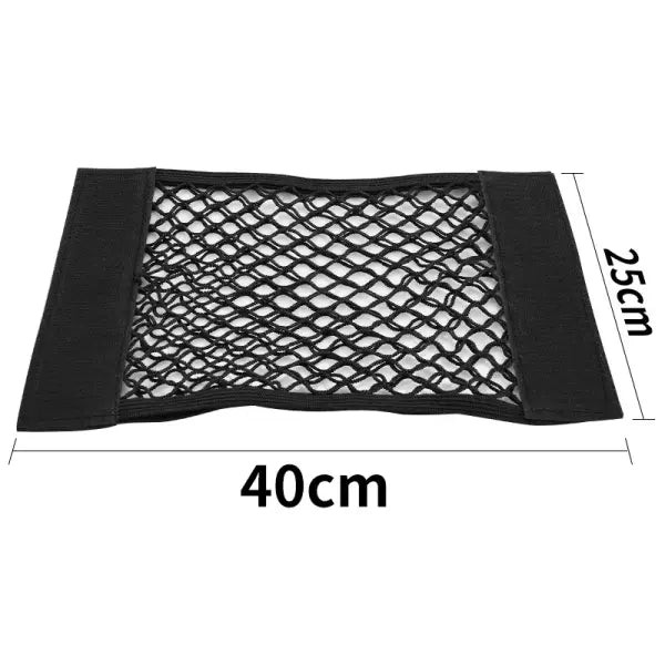 Car Trunk Mesh Organizer Car Tail Storage Net Seat Back Pocket Universal Trunk Bag Auto Magic Tape Network Interior