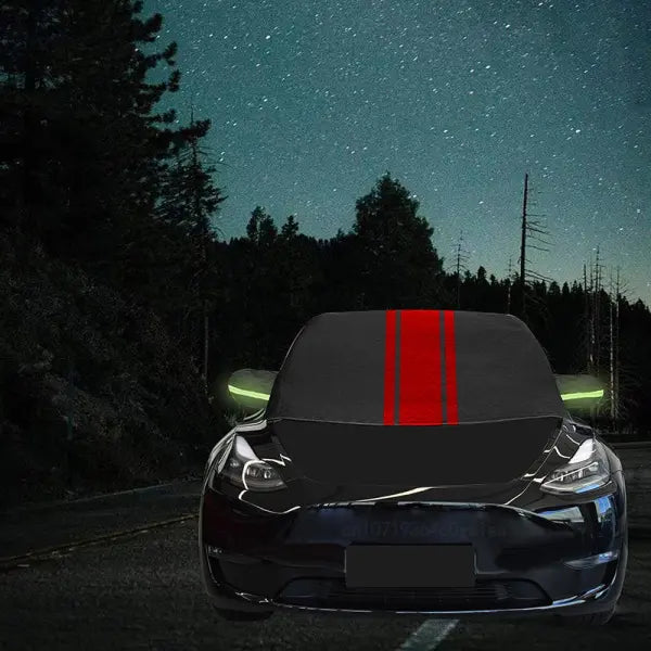 Car Windshield Sun Shade – Reflective Aluminum Cover for Snow Ice Frost Rain & Dust Protection (Universal Fit)