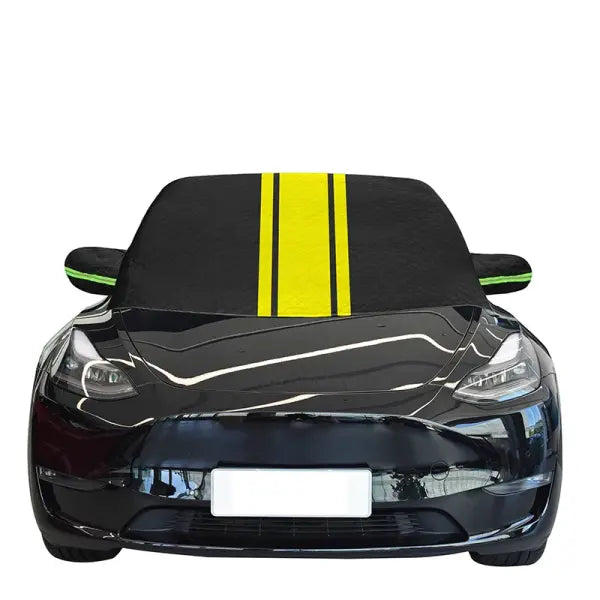 Car Windshield Sun Shade – Reflective Aluminum Cover for Snow Ice Frost Rain & Dust Protection (Universal Fit) - 4