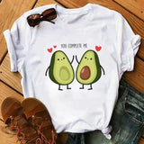 Cartoon Avocado T-Shirt for Trendy and Quirky Avocado Apparel - Himpall