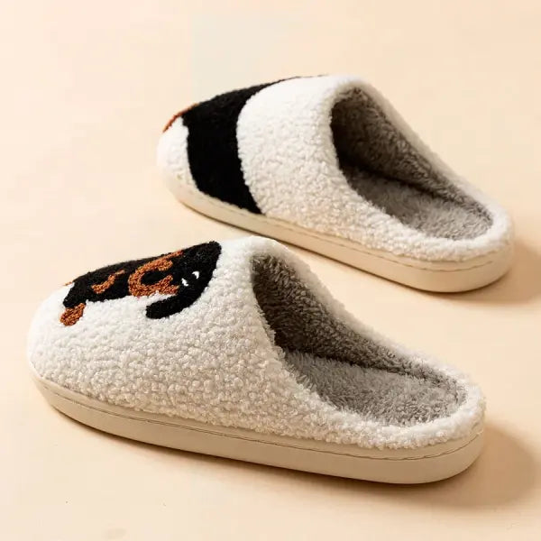 Cute Dachshund Dog Slippers for Women – Warm Lightweight Indoor Winter Cotton Shoes