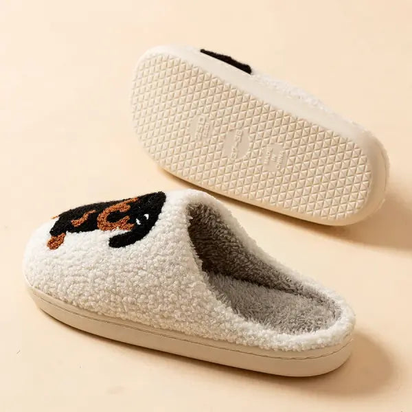 Cute Dachshund Dog Slippers for Women – Warm Lightweight Indoor Winter Cotton Shoes