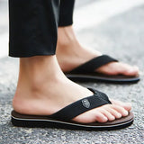 Casual Flip Flops For Men Slippers Beach Sandals Summer Non-Slip Flat Slides Men Slippers Indoor House Shoes Man Male