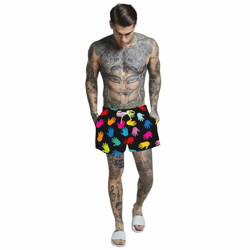 Casual Men’s Beach Shorts: Drifting Swimming Trunks